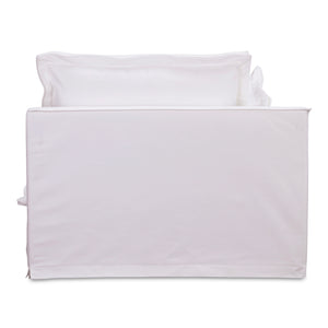 Moe's Home Olivia Modular Sectional Sofa - Elegant Slipcover, Livesmart Fabric, Plush Comfort For Everyday Living White Upholstery, 98.5% Polyester,1.5% Nylon Performance Fabric,Solid Wood And Plywood Frame Ub-1021-18