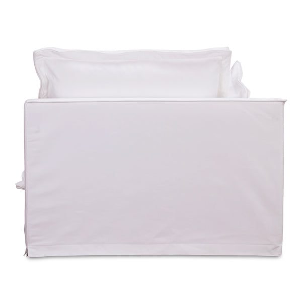 Moe's Home Olivia Modular Sectional Sofa - Elegant Slipcover, Livesmart Fabric, Plush Comfort For Everyday Living White Upholstery, 98.5% Polyester,1.5% Nylon Performance Fabric,Solid Wood And Plywood Frame Ub-1021-18