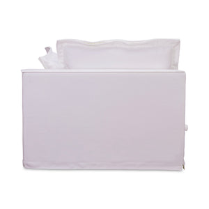 Moe's Home Olivia Modular Sectional Sofa - Elegant Slipcover, Livesmart Fabric, Plush Comfort For Everyday Living White Upholstery, 98.5% Polyester,1.5% Nylon Performance Fabric,Solid Wood And Plywood Frame Ub-1022-18