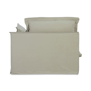 Moe's Home Olivia Modular Sectional Sofa - Elegant Slipcover, Livesmart Fabric, Plush Comfort For Everyday Living Beige Upholstery, 98.5% Polyester,1.5% Nylon Performance Fabric,Solid Wood And Plywood Frame Ub-1022-34