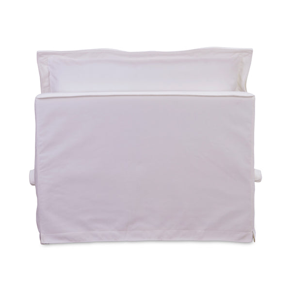 Moe's Home Olivia Modular Sectional Sofa - Elegant Slipcover, Livesmart Fabric, Plush Comfort For Everyday Living White Upholstery, 98.5% Polyester,1.5% Nylon Performance Fabric,Solid Wood And Plywood Frame Ub-1023-18