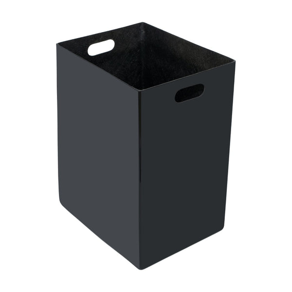 English Elm Brooks Heavy-Duty Steel Trash Can with Locking Access Door & Removable Fiberglass Bin for Durability Brown 31.4 Gallons UB-OTB-67W-BRN-SLV-GG