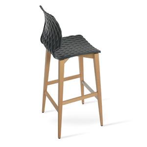 Soho Concept Uni-386 Wood Barstool - Stylish And Durable Beech Frame, Multiple Color Options, 350 Lbs Capacity Natural  Soho-concept-dining-chair-07250