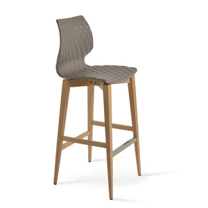 Soho Concept Uni-386 Wood Barstool - Stylish And Durable Beech Frame, Multiple Color Options, 350 Lbs Capacity Natural  Soho-concept-dining-chair-07251