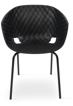 Soho Concept Uni-550 Side Chair - Stylish Stackable Design, Durable Polypropylene Seat, Multiple Colors Available!   Soho-concept-dining-chair-14175