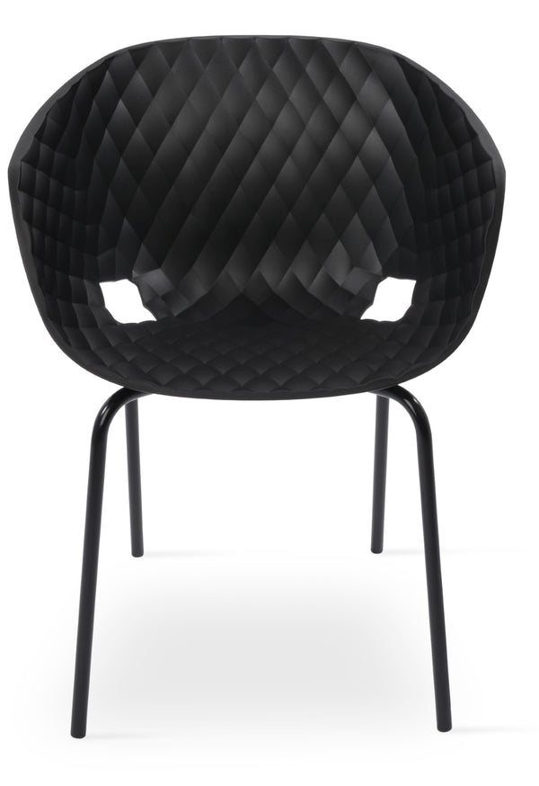 Soho Concept Uni-550 Side Chair - Stylish Stackable Design, Durable Polypropylene Seat, Multiple Colors Available!   Soho-concept-dining-chair-14175