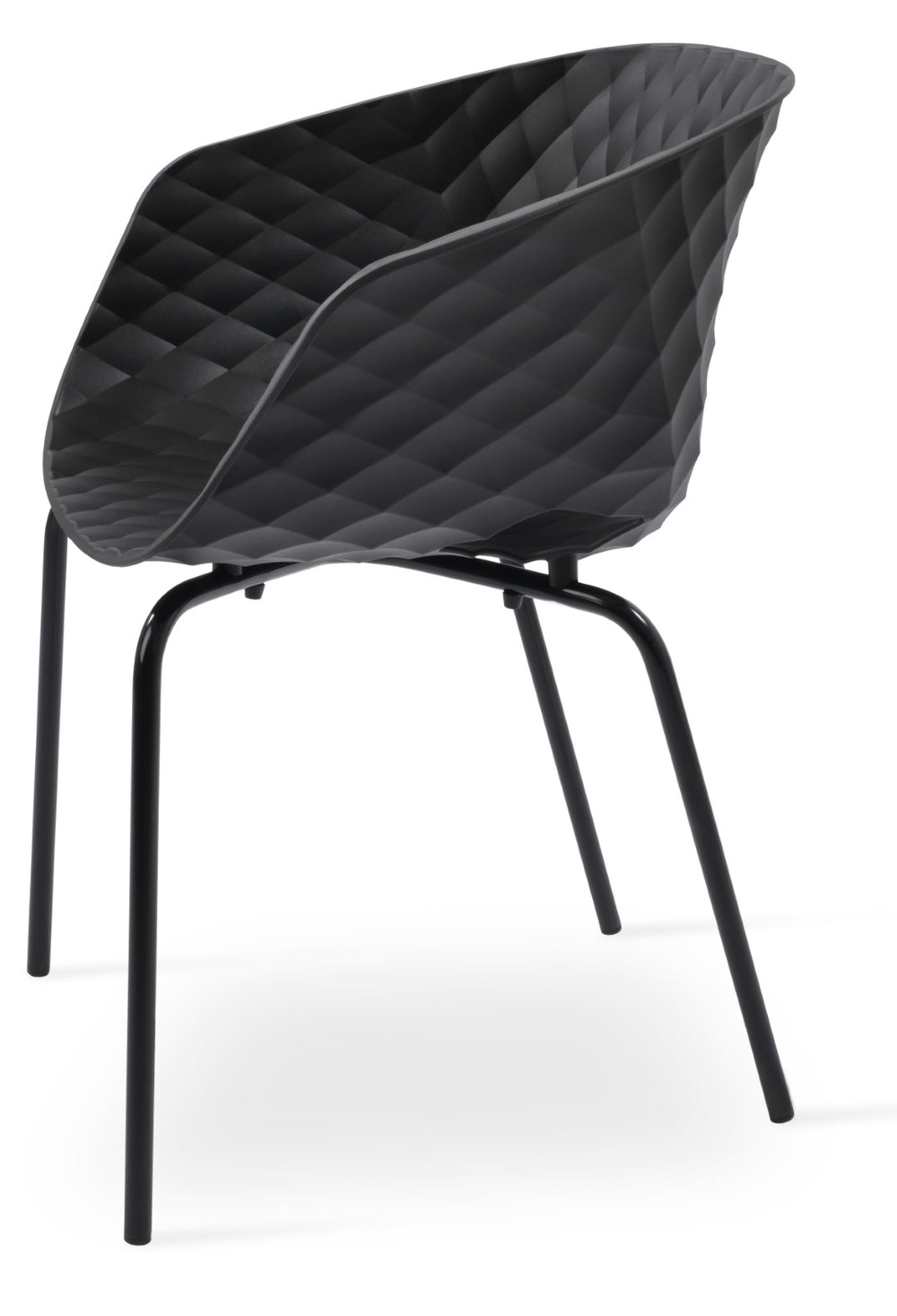 Soho Concept Uni-562 Wood-side Chair: Stylish Beech Wood Frame, Colorful Polypropylene Seat, Supports 350 Lbs!   Soho-concept-dining-chair-14176