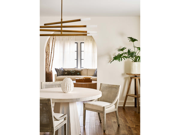 Universal Furniture Longboat Dining Chair U330E636 White Rattan