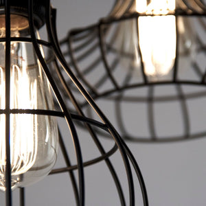 Zentique Giovanni Modern Metal Hanging Light Pendant – Vertical Sculptural Fixture, W18 x H58.5, Elegant Finish UR999-5