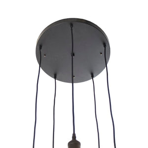 Zentique Giovanni Modern Metal Hanging Light Pendant – Vertical Sculptural Fixture, W18 x H58.5, Elegant Finish UR999-5