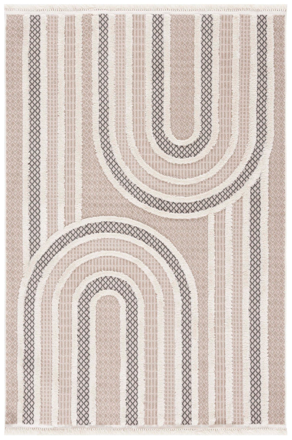 Safavieh Urban Exclusive Contemporary Area Rug - Turkish Craftsmanship For Modern Home Decor Elegance Beige ,Ivory 65% Polyester,35% Cotton Urb210b-3
