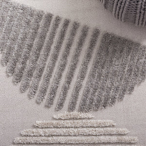 Safavieh Urban 218f Grey/Light Grey Large Rectangle Rug - Stylish 9' X 12' Soft Polyester And Cotton Blend Grey ,Light Grey 65% Polyester,35% Cotton Urb218f-9