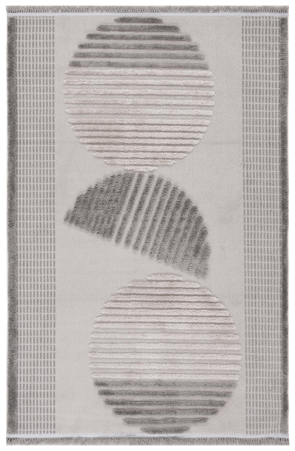 Safavieh Urban 218f Grey/Light Grey Large Rectangle Rug - Stylish 9' X 12' Soft Polyester And Cotton Blend Grey ,Light Grey 65% Polyester,35% Cotton Urb218f-9