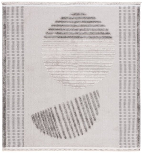 Safavieh Urban 218f Grey/Light Grey Large Rectangle Rug - Stylish 9' X 12' Soft Polyester And Cotton Blend Grey ,Light Grey 65% Polyester,35% Cotton Urb218f-9