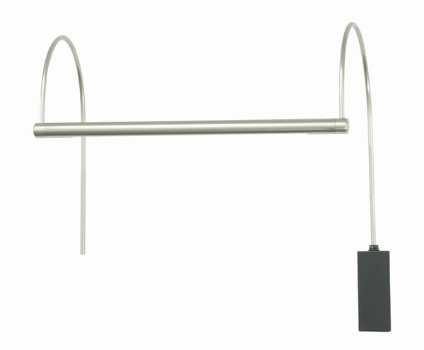 House Of Troy Ultra Slim-line Led Picture Lights: Dimmable, Elegant Design For Perfect Art Illumination At Home Satin Nickel Metal Usledz15-52