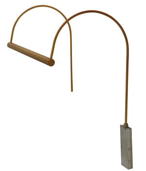 House Of Troy Ultra Slim-line Led Picture Lights: Dimmable, Elegant Design For Perfect Art Illumination At Home Weathered Brass Metal Usledz15-76