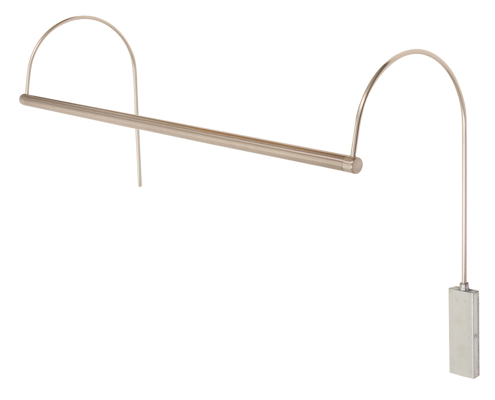 House Of Troy Ultra Slim-line 28" Led Picture Lights - Dimmable, Line Voltage, Elegant Design For Stunning Displays Satin Nickel Metal Usledz28-52
