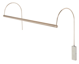 House Of Troy Ultra Slim-line 28" Led Picture Lights - Dimmable, Line Voltage, Elegant Design For Stunning Displays Satin Nickel Metal Usledz28-52