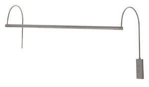 House Of Troy Ultra Slim-line 28" Led Picture Lights - Dimmable, Line Voltage, Elegant Design For Stunning Displays Chrome Metal Usledz28-62