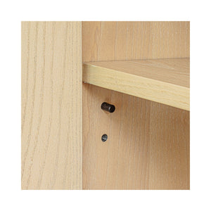 Moe's Home Blake Sideboard With Elegant Turkish Travertine Top And Solid Ash Base For Timeless Home Décor Beige Turkish Beige Travertine,Solid Ash Base And Door Edges Ut-1006-34