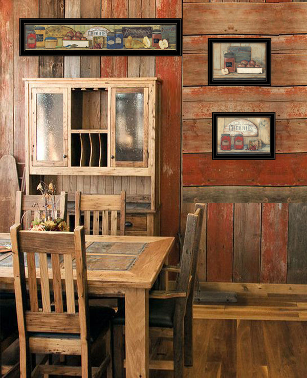 English Elm Trendy Decor 4u Farmhouse Triptych Wall Art Set Solid Wood Framed Country Kitchen B06787767