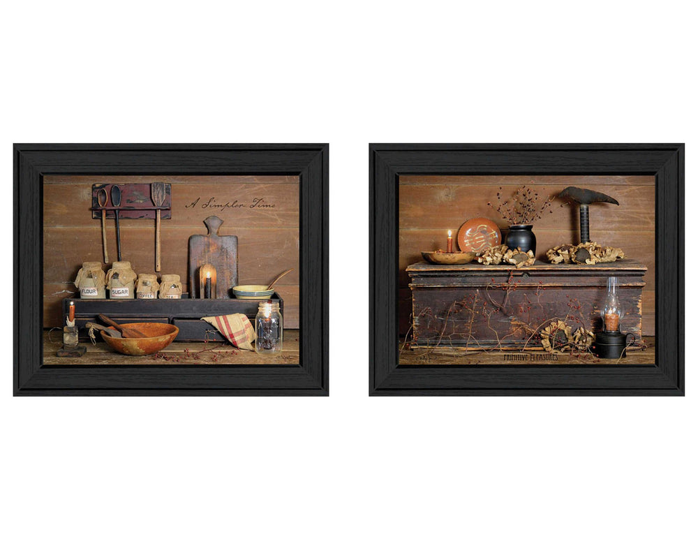 English Elm Trendy Decor 4u Billy Jacobs Rustic Farmhouse Framed Canvas Print Ready to Hang B06786799
