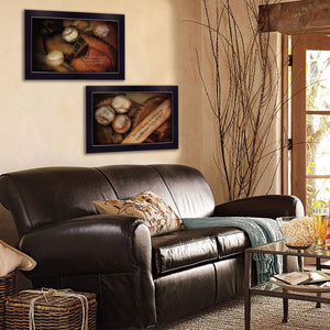 English Elm "baseball Collection" Robin-lee Vieira 2-panel Framed Art Set for Sports Den B06786958