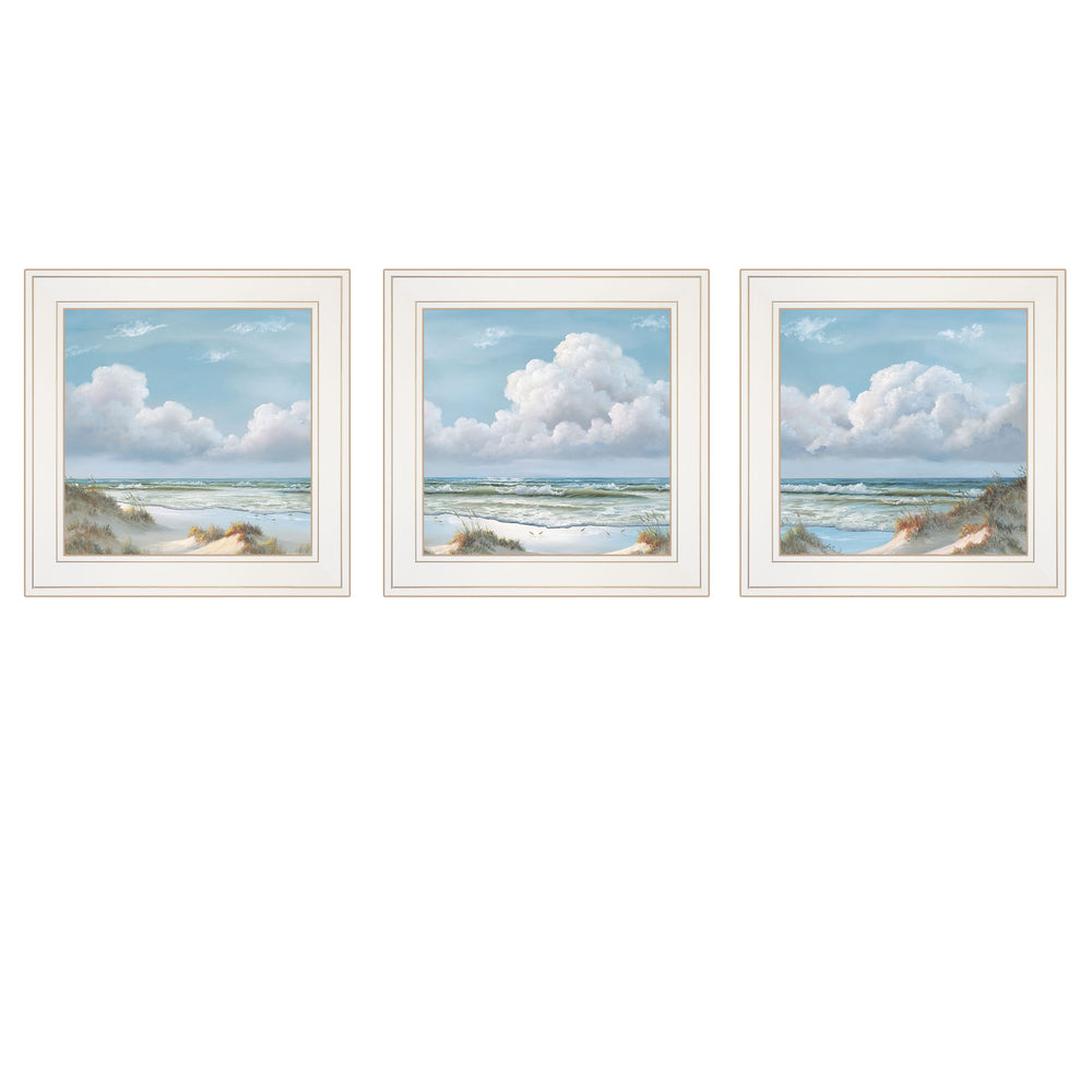 English Elm Trendy Decor 4u Beautiful Day 3 Piece Framed Art Set for Farmhouse Living Spaces B06787144
