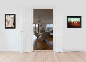 English Elm "abstract Flight" 2-piece Framed Wall Art Set Bold Graphic Modern Gallery Display B06787170