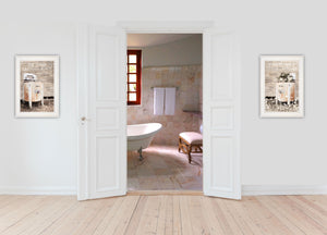 English Elm Trendy Decor 4u Framed Farmhouse Laundry Vignette Two Piece Wall Art Set B06787196