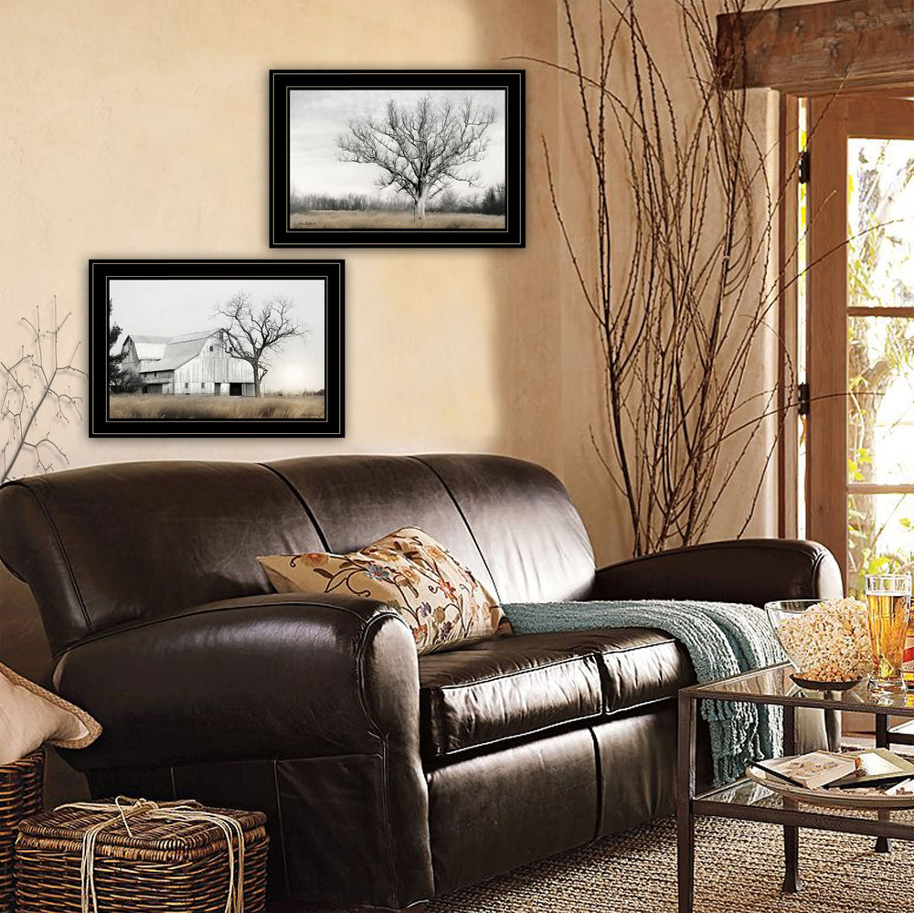 English Elm Trendy Decor 4u Ohio Fields Framed Art Pastoral Print for Farmhouse Living Room B06787203