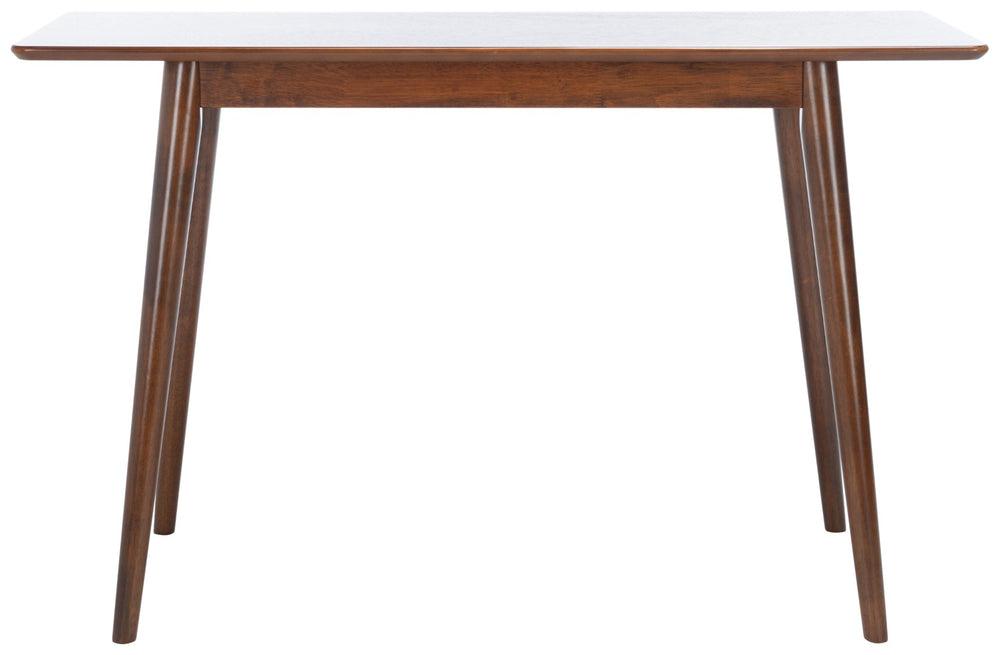 Safavieh Sasharose Makeup Table - Contemporary Mid-Century Design With Rich Walnut Finish For Stylish Spaces VAN1400A