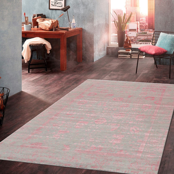 Pasargad Luxurious Hand-knotted Silk & Wool Area Rug - Stylish, Durable Elegance For Any Space   Vase-3bp 10x14