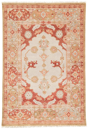 Jaipur Living Artemis Azra Hand-knotted Wool Rug Floral Medallion Traditional Living Room Accent 10'X14' RUG135125