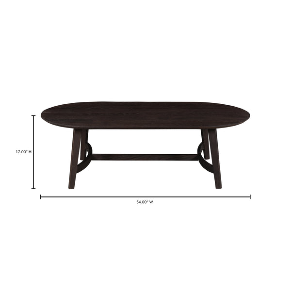 Moe's Home Trie Coffee Table - Exquisite Solid Oak Design With Unique Wood Grains For Timeless Elegance And Style Brown Solid Oak Ve-1119-20-0