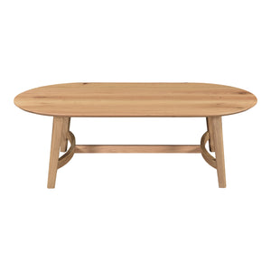 Moe's Home Trie Coffee Table - Exquisite Solid Oak Design With Unique Wood Grains For Timeless Elegance And Style Natural Solid Oak Ve-1119-24-0