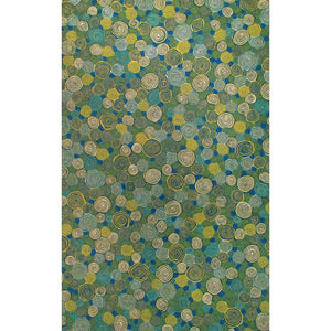Trans Ocean Liora Manne Visions Iii Giant Swirls Indoor/Outdoor Area Rug - Durable, Artful Accent For Any Space Green Polyester Veb46310203