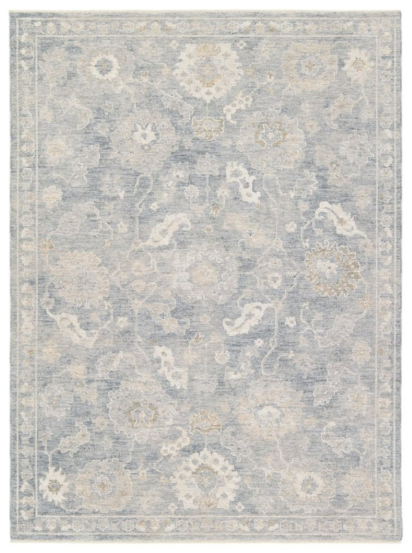 Jaipur Living Jaipur Alara Powerloomed Oushak Runner 3X9 – Plush 0.5" Pile, Gold & Yellow Tones, Durable Polyester Blue RUG165945