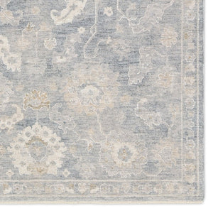 Jaipur Living Jaipur Alara Powerloomed Oushak Runner 3X9 – Plush 0.5" Pile, Gold & Yellow Tones, Durable Polyester Blue RUG165945