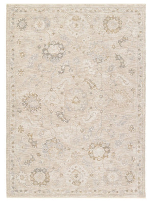 Jaipur Living Jaipur Alara Powerloomed Oushak Runner 3X9 – Plush 0.5" Pile, Gold & Yellow Tones, Durable Polyester Ivory / White RUG165946