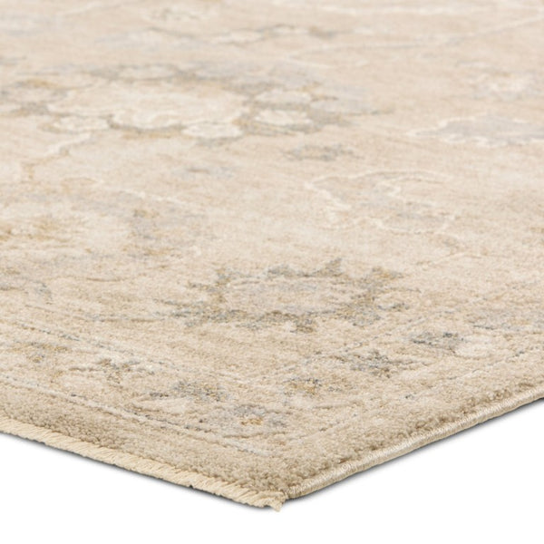 Jaipur Living Jaipur Alara Powerloomed Oushak Runner 3X9 – Plush 0.5" Pile, Gold & Yellow Tones, Durable Polyester Ivory / White RUG165946