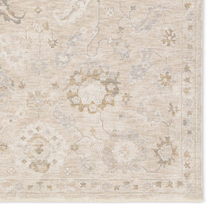 Jaipur Living Jaipur Alara Powerloomed Oushak Runner 3X9 – Plush 0.5" Pile, Gold & Yellow Tones, Durable Polyester Ivory / White RUG165946
