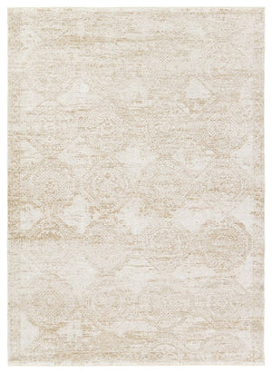 Jaipur Living Jaipur Nara Powerloomed Oushak Runner 3'X9' — Ivory, Yellow & Gold Plush Polyester For Hallways RUG165947