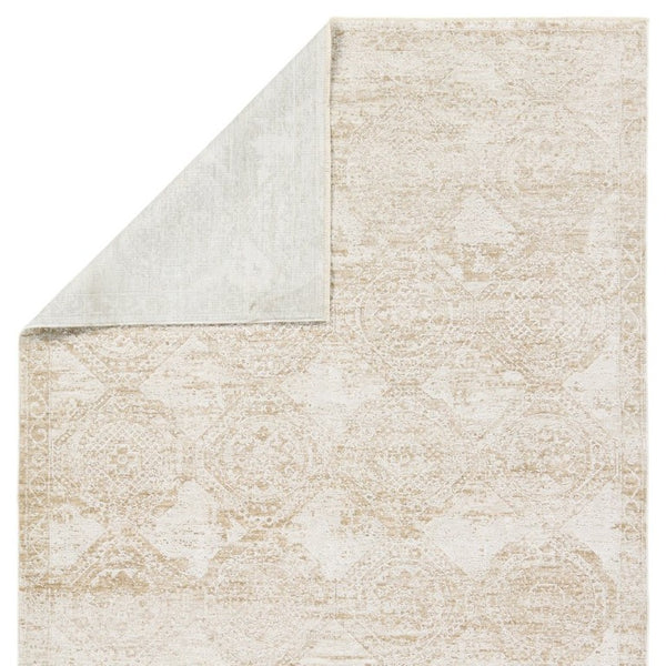 Jaipur Living Jaipur Nara Powerloomed Oushak Runner 3'X9' — Ivory, Yellow & Gold Plush Polyester For Hallways RUG165947