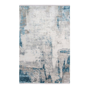 Amer Rugs Venice Abstract Design Power-loom Area Rug - Premium Turkish Craftsmanship For Elegant Spaces Gray Viscose, Acrylic Ven10203