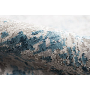 Amer Rugs Venice Abstract Design Power-loom Area Rug - Premium Turkish Craftsmanship For Elegant Spaces Gray Viscose, Acrylic Ven10203