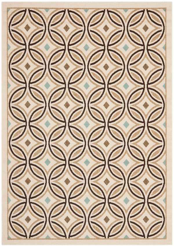 Safavieh Veranda Elegant Indoor/Outdoor Area Rug - Durable, Soft, And Stylish For Any Living Space Or Patio Chocolate ,Terracotta 87% Polypropylen,9.3% Polyester,3.7% Latex Ver047-0712-3