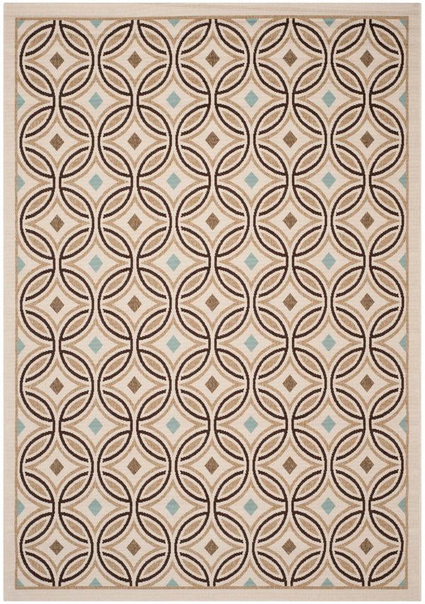 Safavieh Veranda Elegant Indoor/Outdoor Area Rug - Durable, Soft, And Stylish For Any Living Space Or Patio Chocolate ,Terracotta 87% Polypropylen,9.3% Polyester,3.7% Latex Ver047-0712-3
