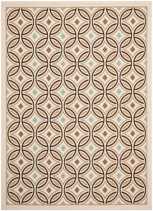 Safavieh Veranda Elegant Indoor/Outdoor Area Rug - Durable, Soft, And Stylish For Any Living Space Or Patio Chocolate ,Terracotta 87% Polypropylen,9.3% Polyester,3.7% Latex Ver047-0712-3