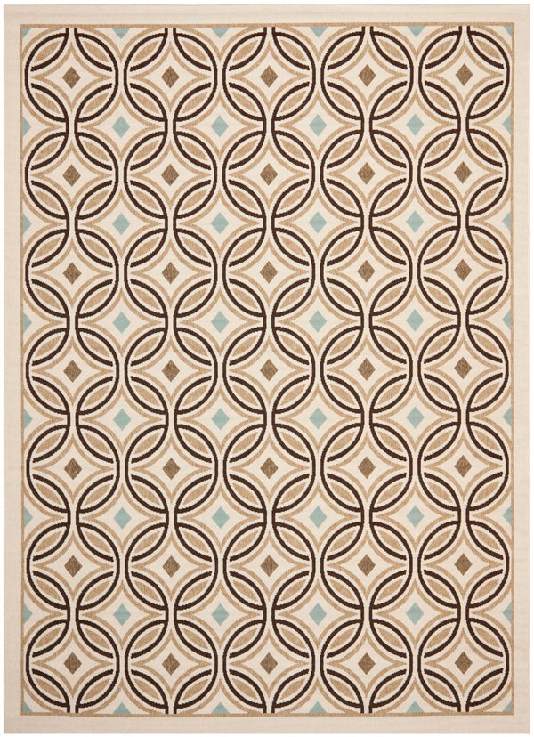 Safavieh Veranda Elegant Indoor/Outdoor Area Rug - Durable, Soft, And Stylish For Any Living Space Or Patio Chocolate ,Terracotta 87% Polypropylen,9.3% Polyester,3.7% Latex Ver047-0712-3